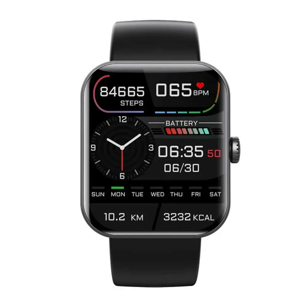 【All day monitoring of heart rate and blood pressure】 Bluetooth fashion smartwatch
