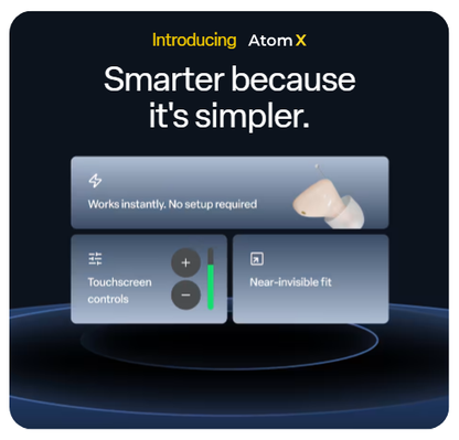 Atom X Hearing Aids