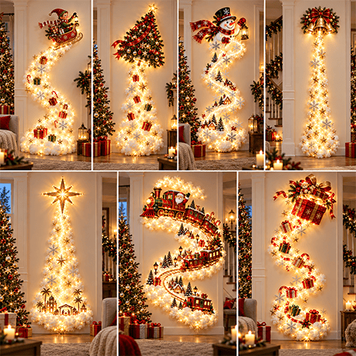 ✨ Christmas Magic Trail Wall Light - A Little Christmas Magic, Right on Your Wall