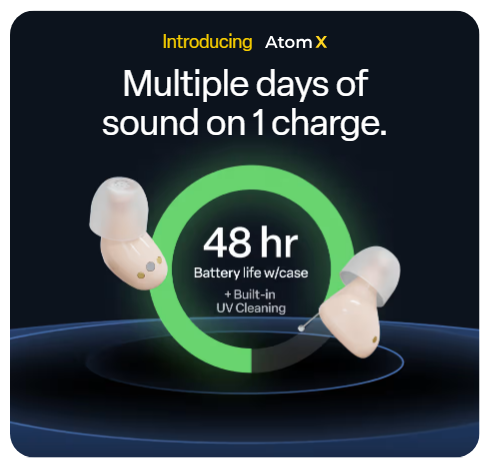Atom X Hearing Aids