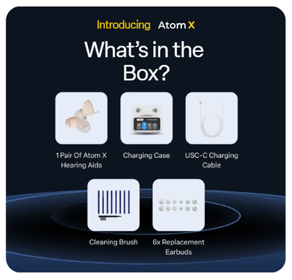 Atom X Hearing Aids